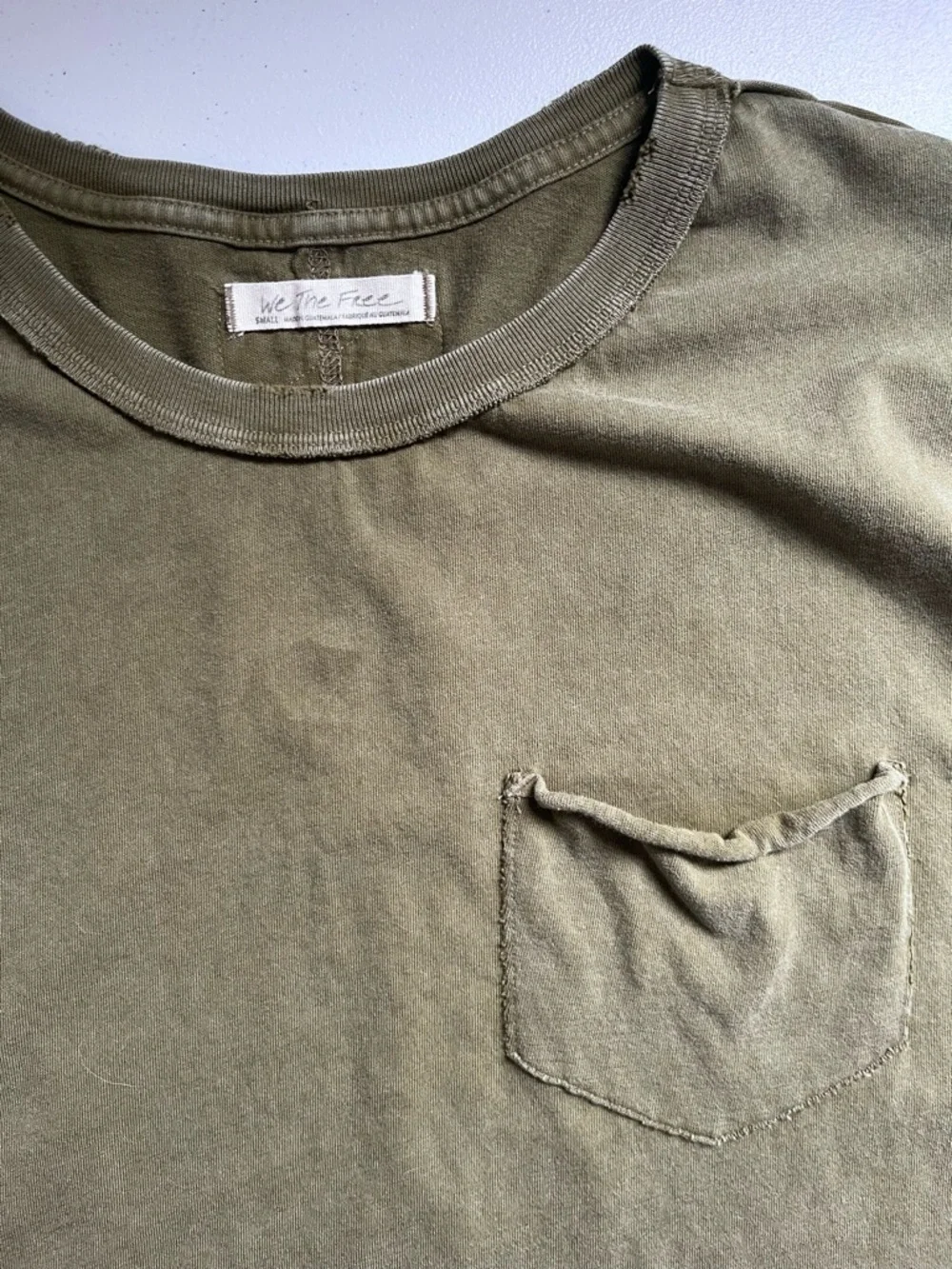 Free People We The Free Fade Into You Tee - Military Olive - Picture 6 of 11